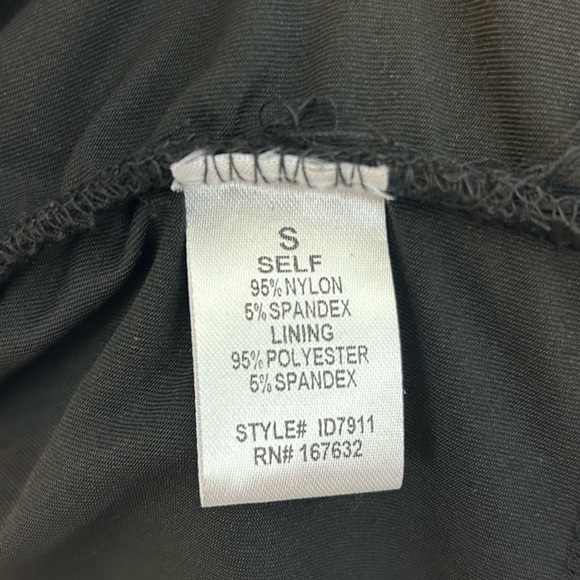 NWT Klesis Black/White Ruffle Mesh Strapless Maxi Dress Size Small - Picture 14 of 14